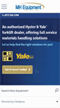 Mobile Screenshot of mhequipment.com